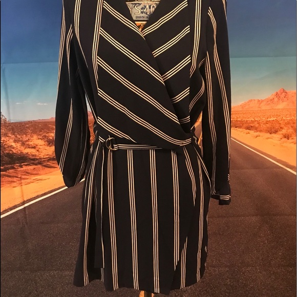 Navy striped jacket - Picture 2 of 16